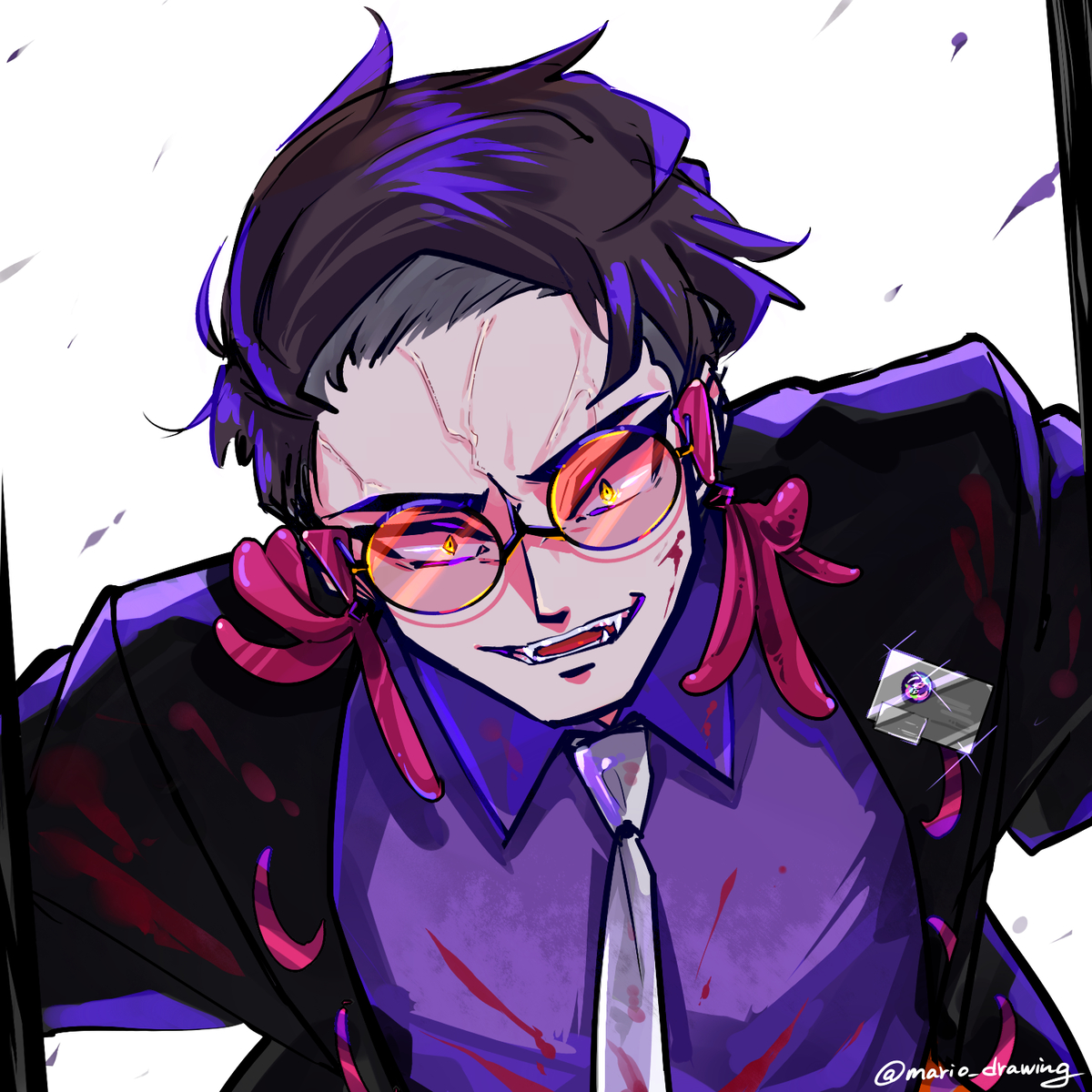 This is a pixiv picture whose title is 「そっちは終わったかい？アーボック」.