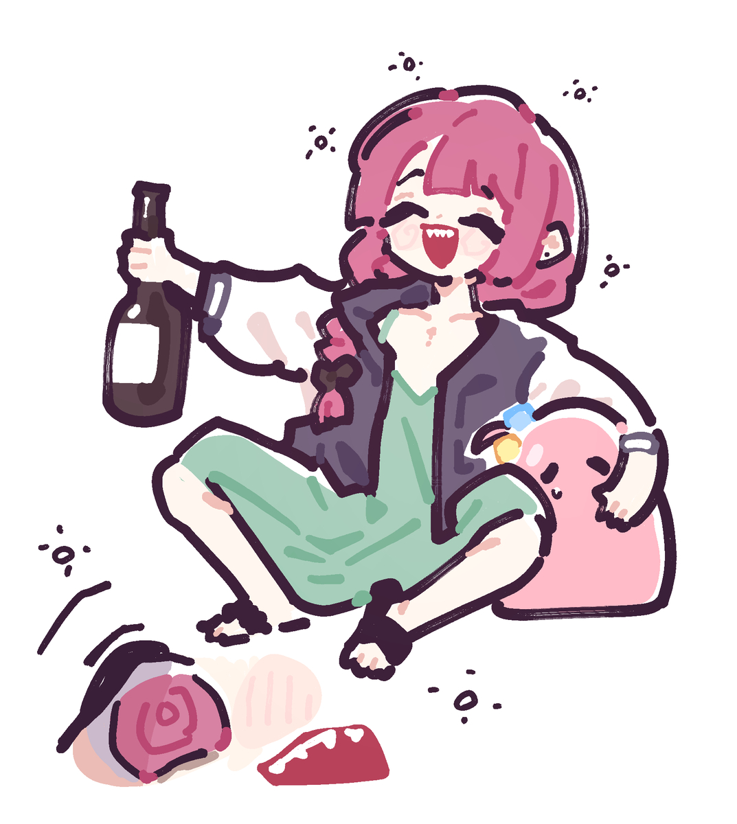 This is a pixiv picture whose title is 무제.