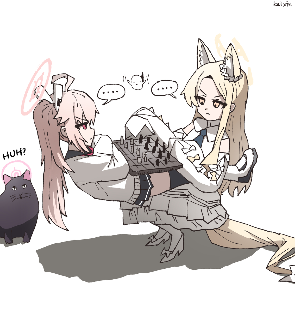 This is a pixiv picture whose title is friend☺️.