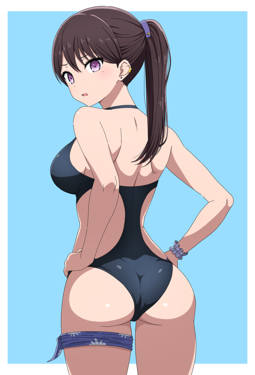 This is a pixiv picture whose title is 水着立希ちゃん.