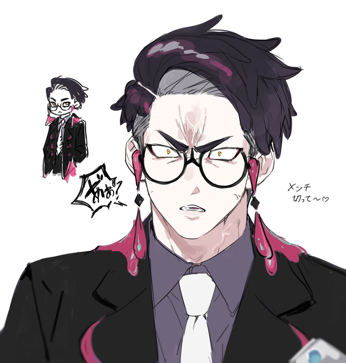 This is a pixiv picture whose title is カラスバさん.
