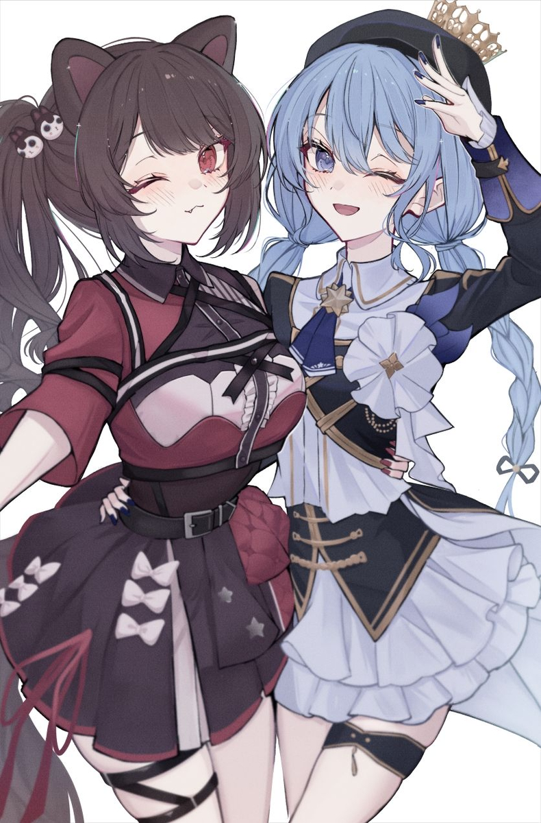 This is a pixiv picture whose title is とこまち共通衣装交換.