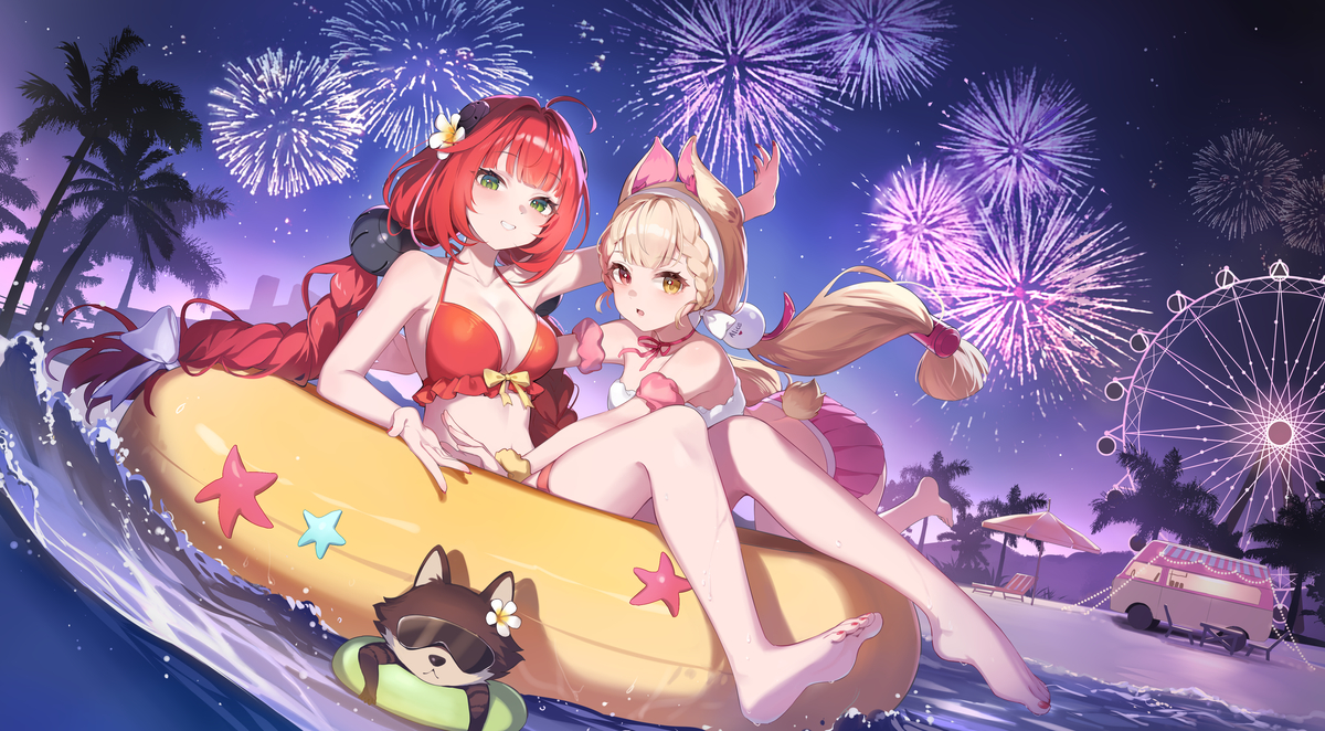 This is a pixiv picture whose title is 柚叶与爱丽丝.