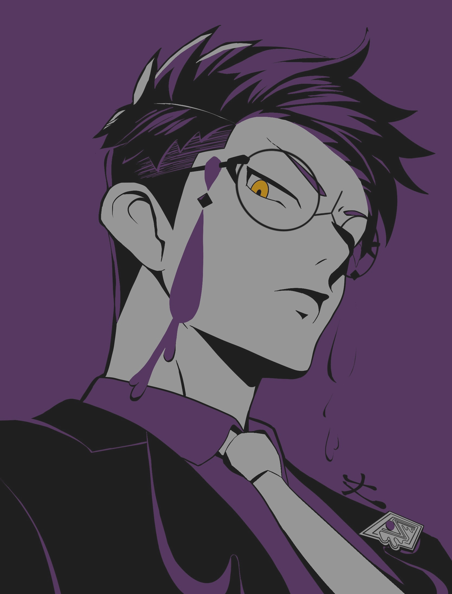 This is a pixiv picture whose title is ゴミを見る目.