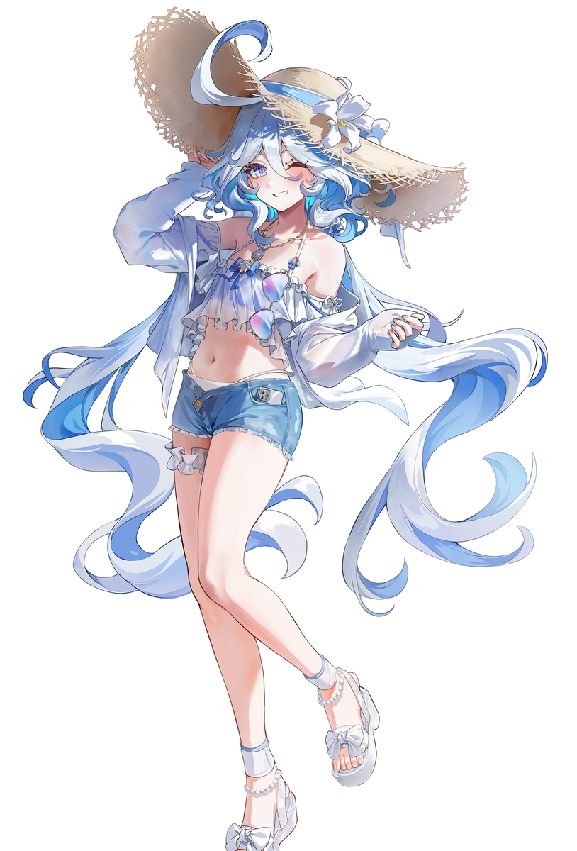 This is a pixiv picture whose title is furina.