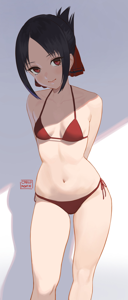This is a pixiv picture whose title is Kaguya-sama.