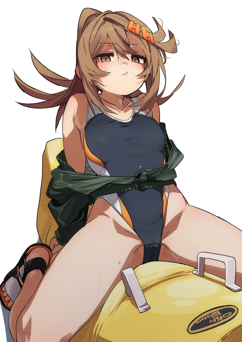 This is a pixiv picture whose title is 水着大河さん.