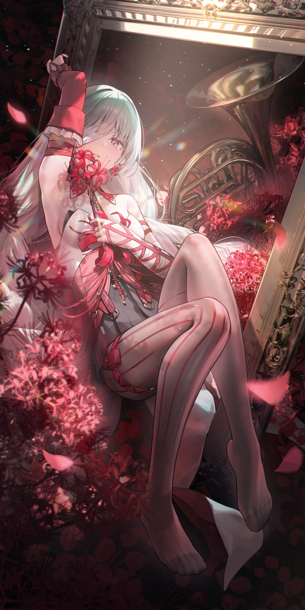 This is a pixiv picture whose title is 弗洛洛.