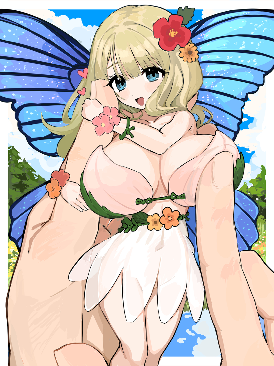 This is a pixiv picture whose title is 妖精ちゃん.