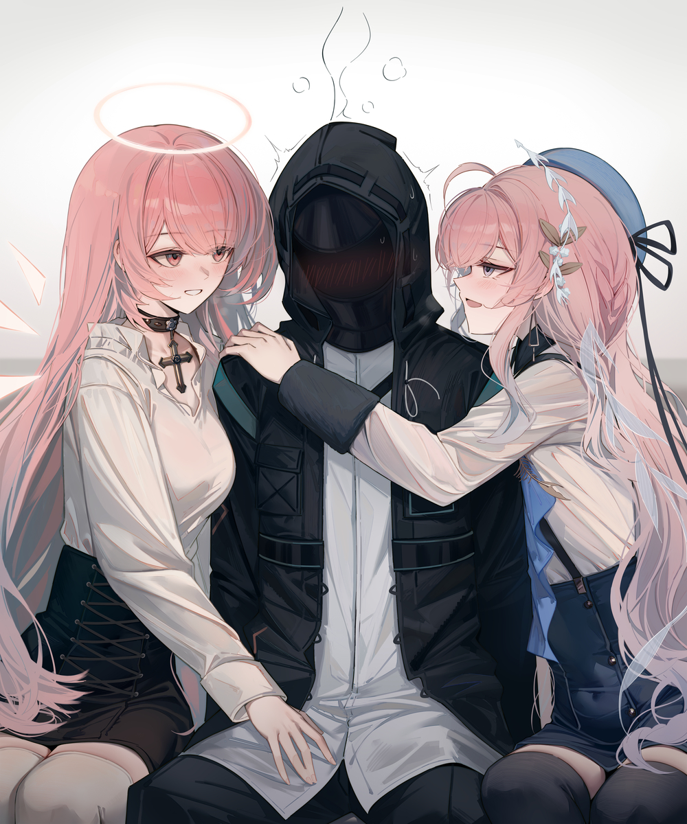 This is a pixiv picture whose title is 蕾缪安&海霓.
