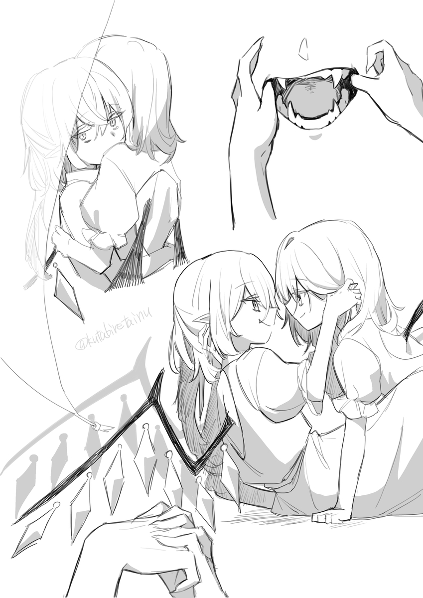 This is a pixiv picture whose title is レミフラ.