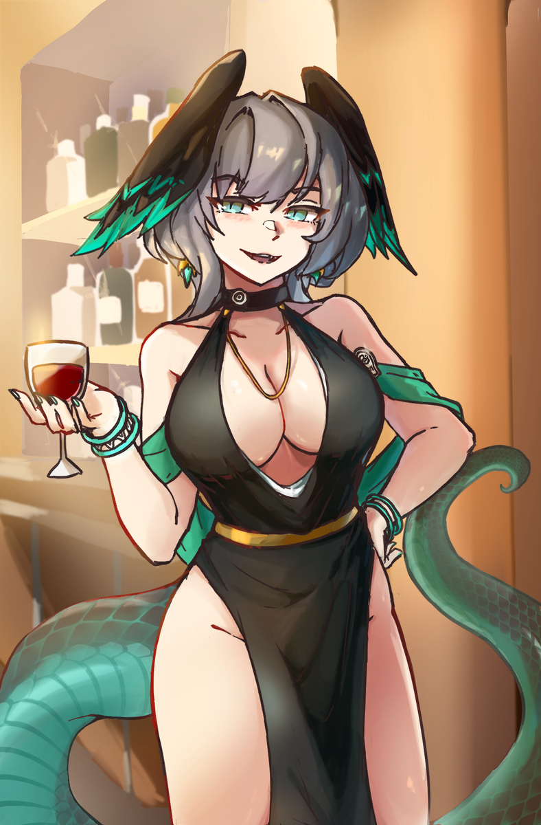 This is a pixiv picture whose title is dubious morals.