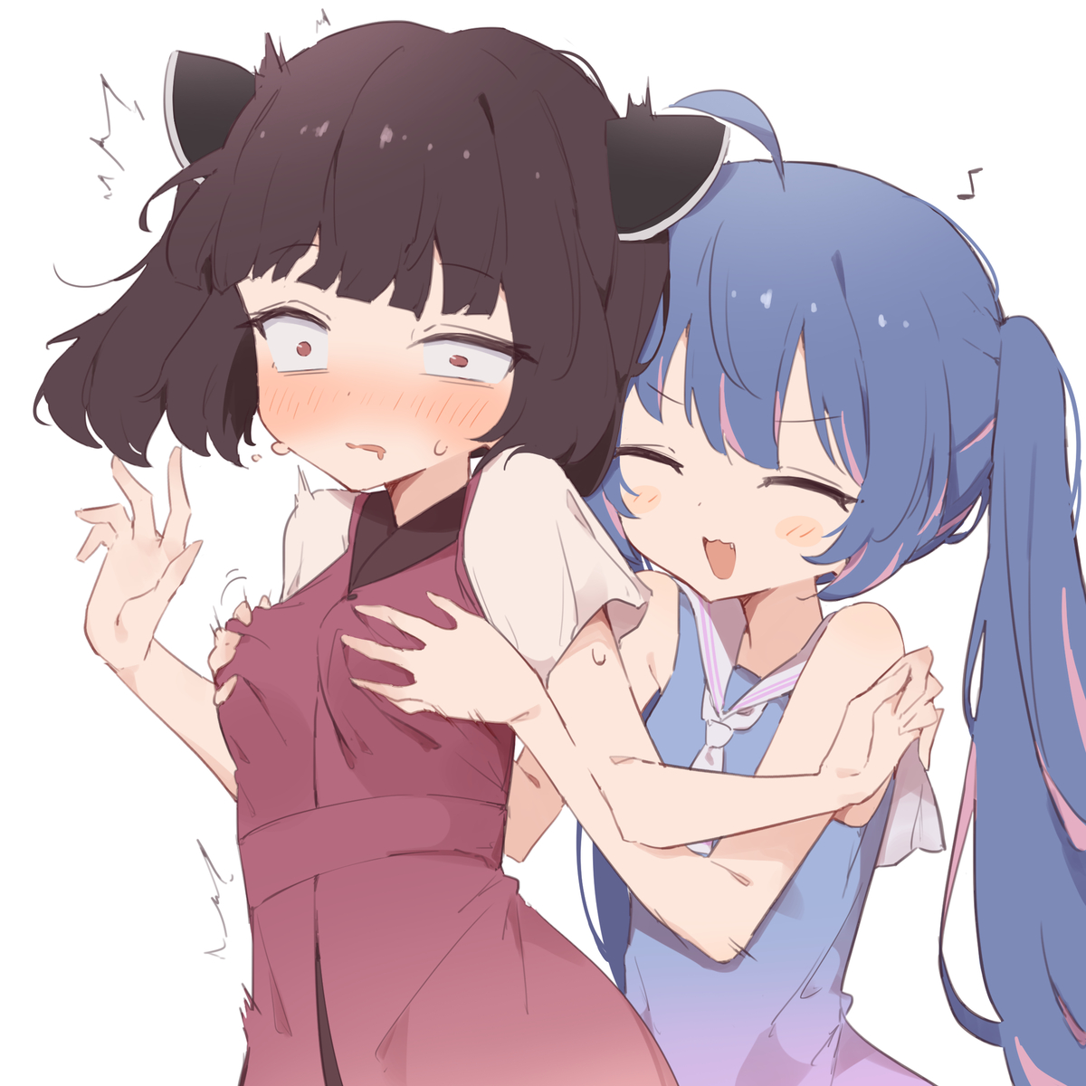 This is a pixiv picture whose title is だーーれだっ！？.