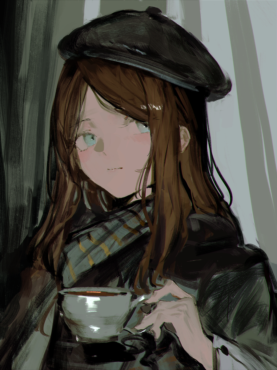 This is a pixiv picture whose title is 手.