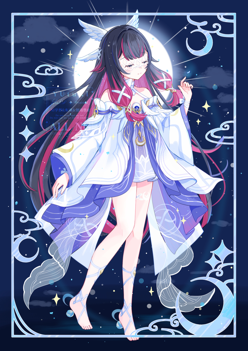 This is a pixiv picture whose title is コロンビーナちゃん🌕🌙.