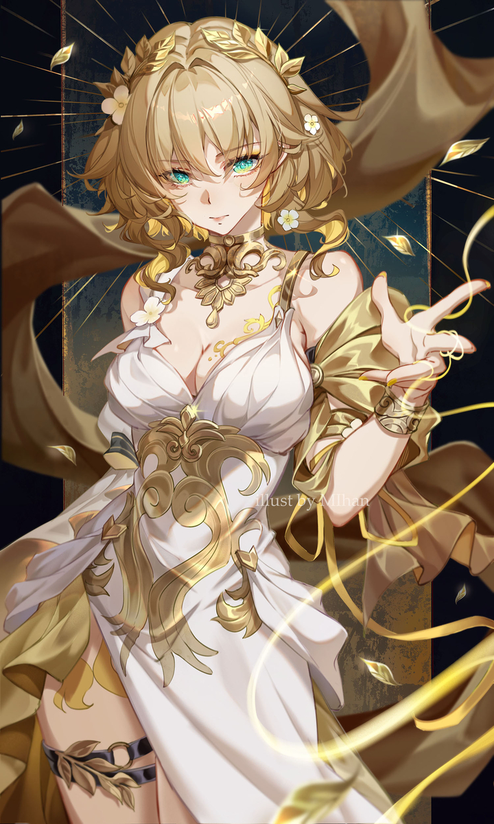 This is a pixiv picture whose title is Aglaea.