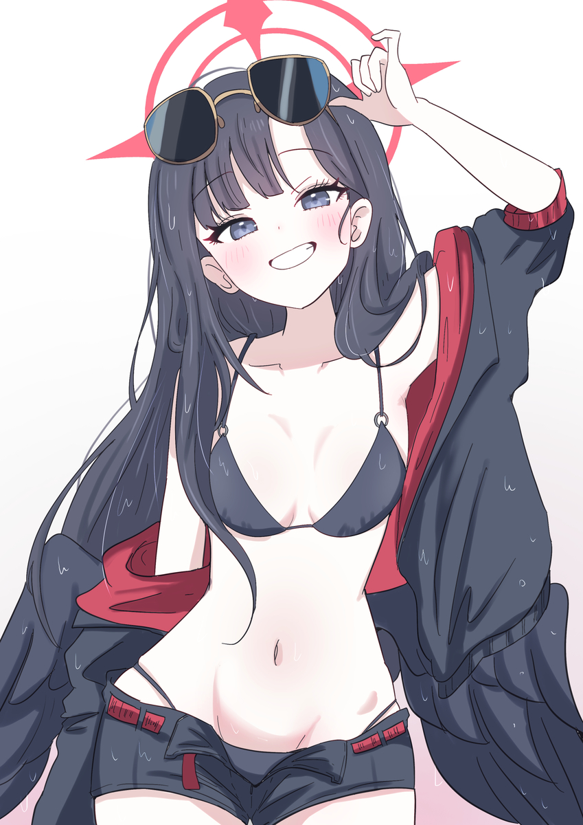 This is a pixiv picture whose title is 「先生、こっちっすよ！」.
