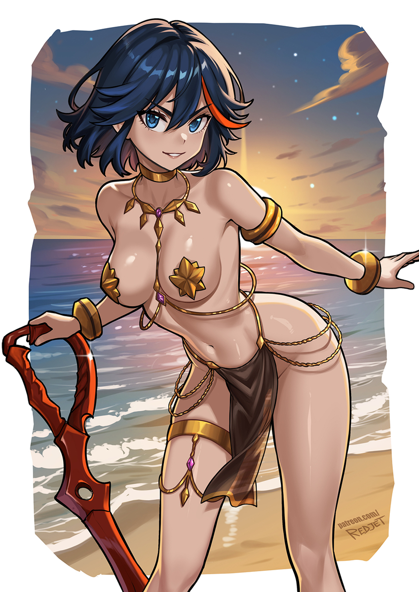 This is a pixiv picture whose title is 纏 流子 - Astral Solstice.