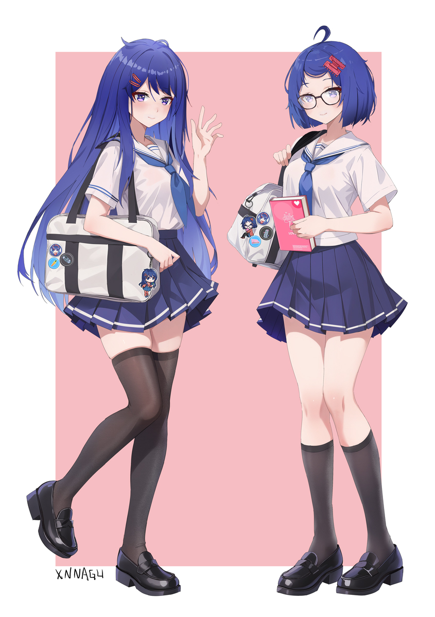 This is a pixiv picture whose title is 善米和米拉.