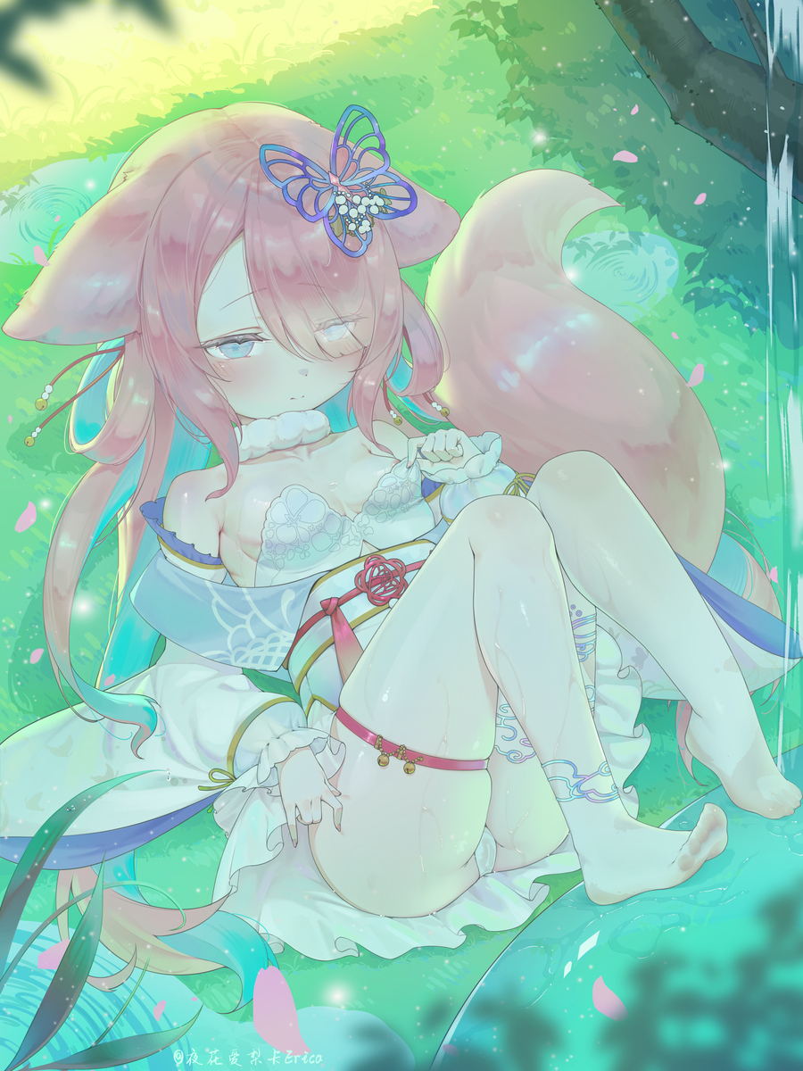 This is a pixiv picture whose title is 白丝版本~.