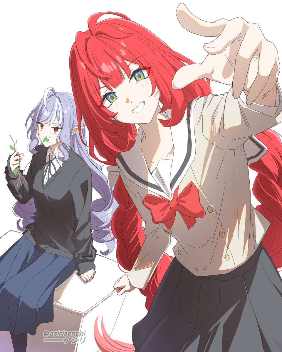 This is a pixiv picture whose title is Seiyuu joke.