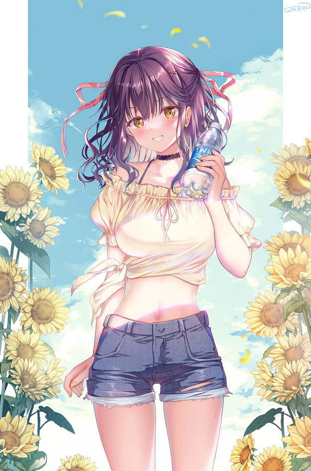 This is a pixiv picture whose title is ヒマワリ.