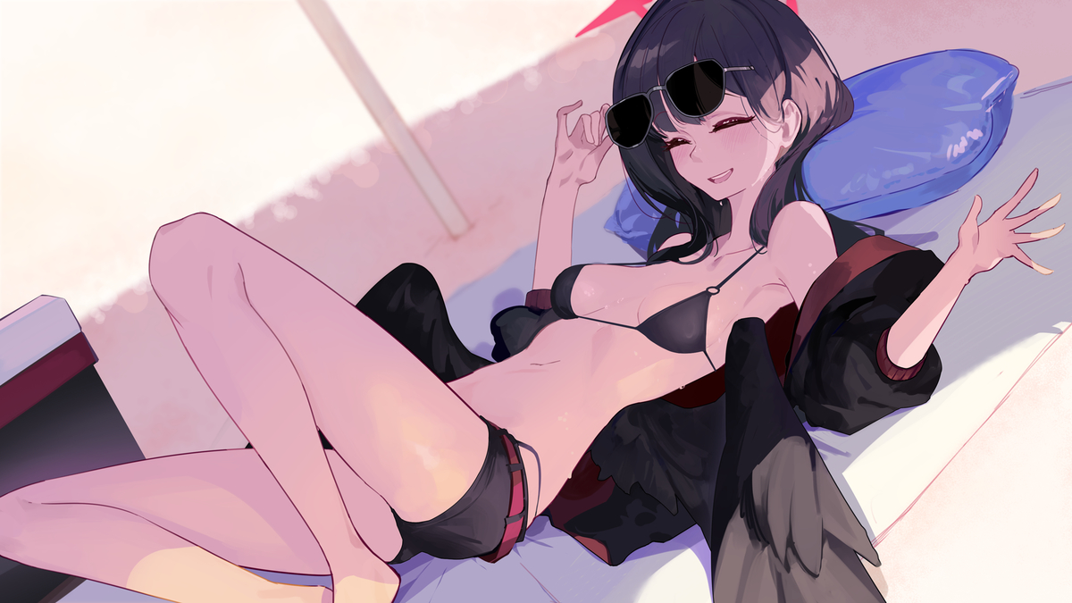This is a pixiv picture whose title is イチカ 水着.