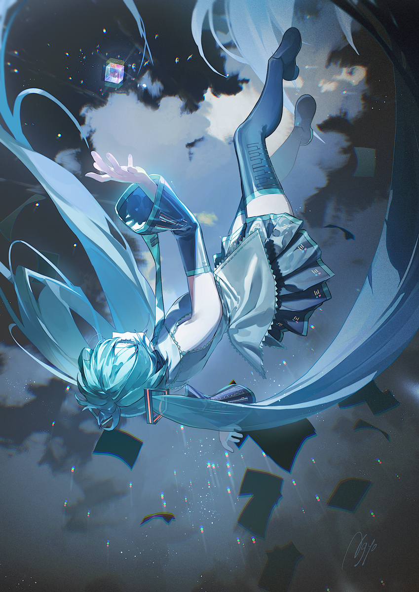 This is a pixiv picture whose title is プリズムキューブ.