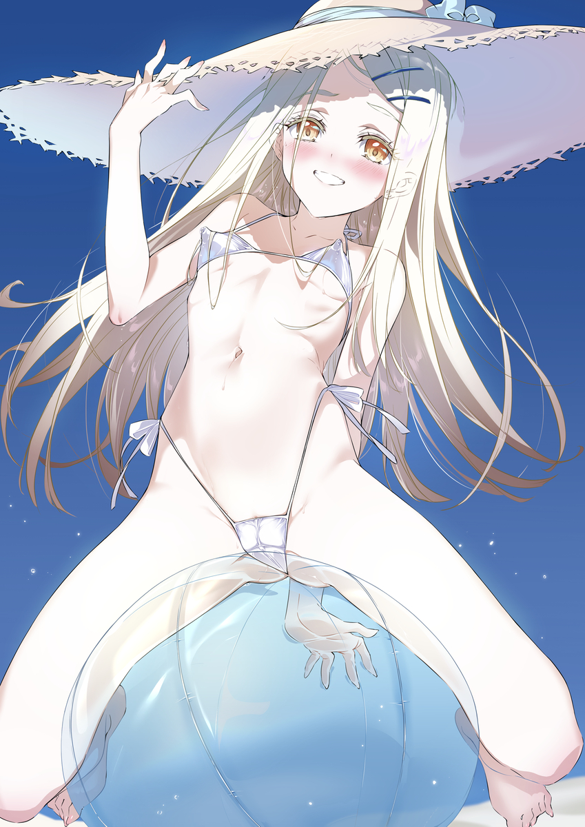 This is a pixiv picture whose title is 水着広.