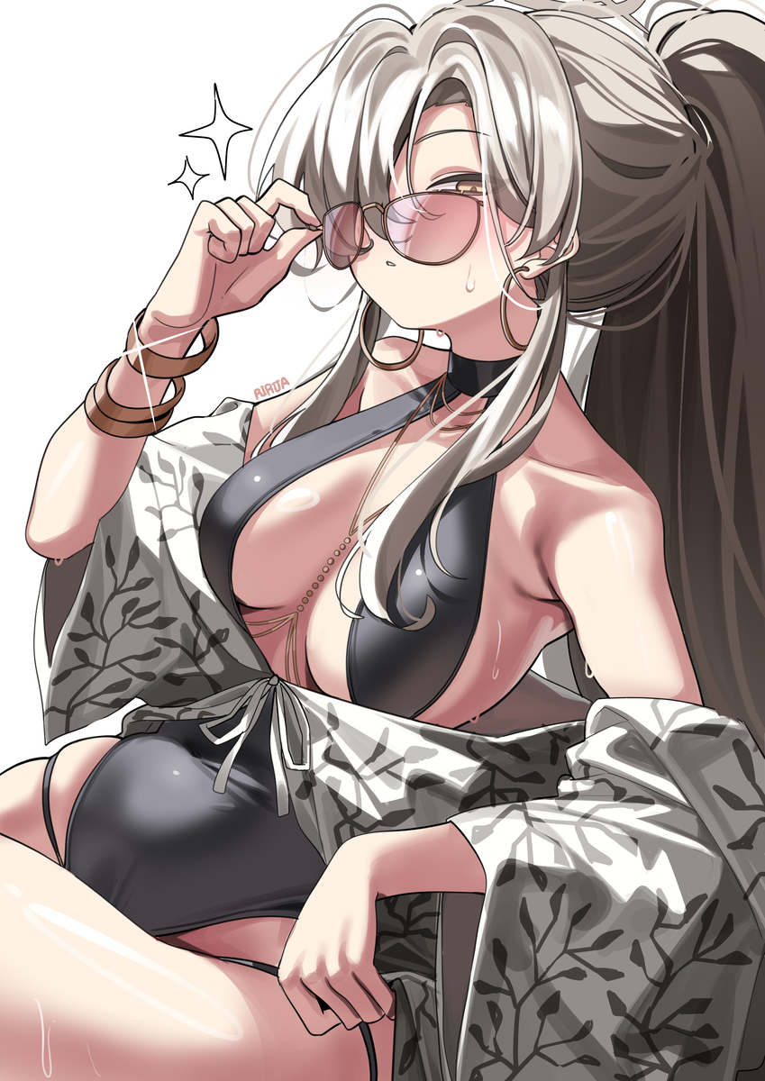This is a pixiv picture whose title is 나기사.