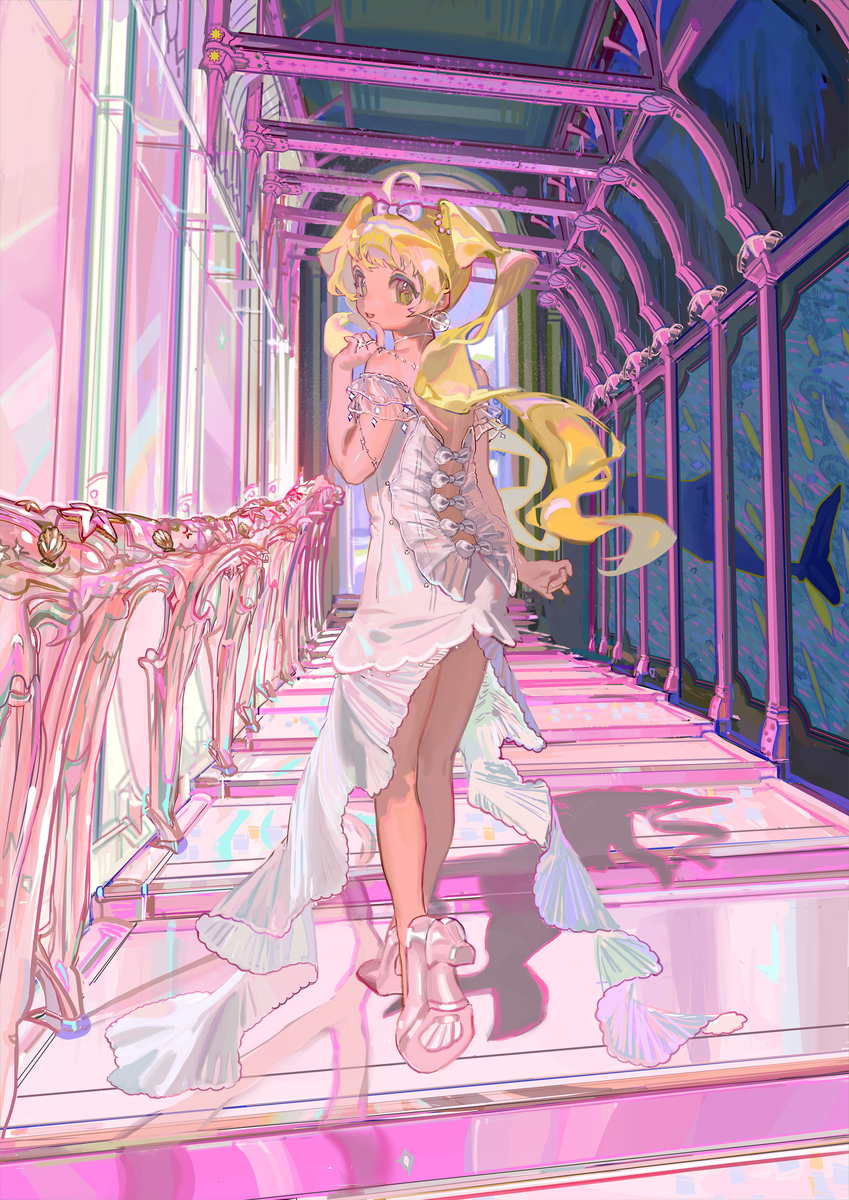 This is a pixiv picture whose title is Chase the mermaid.