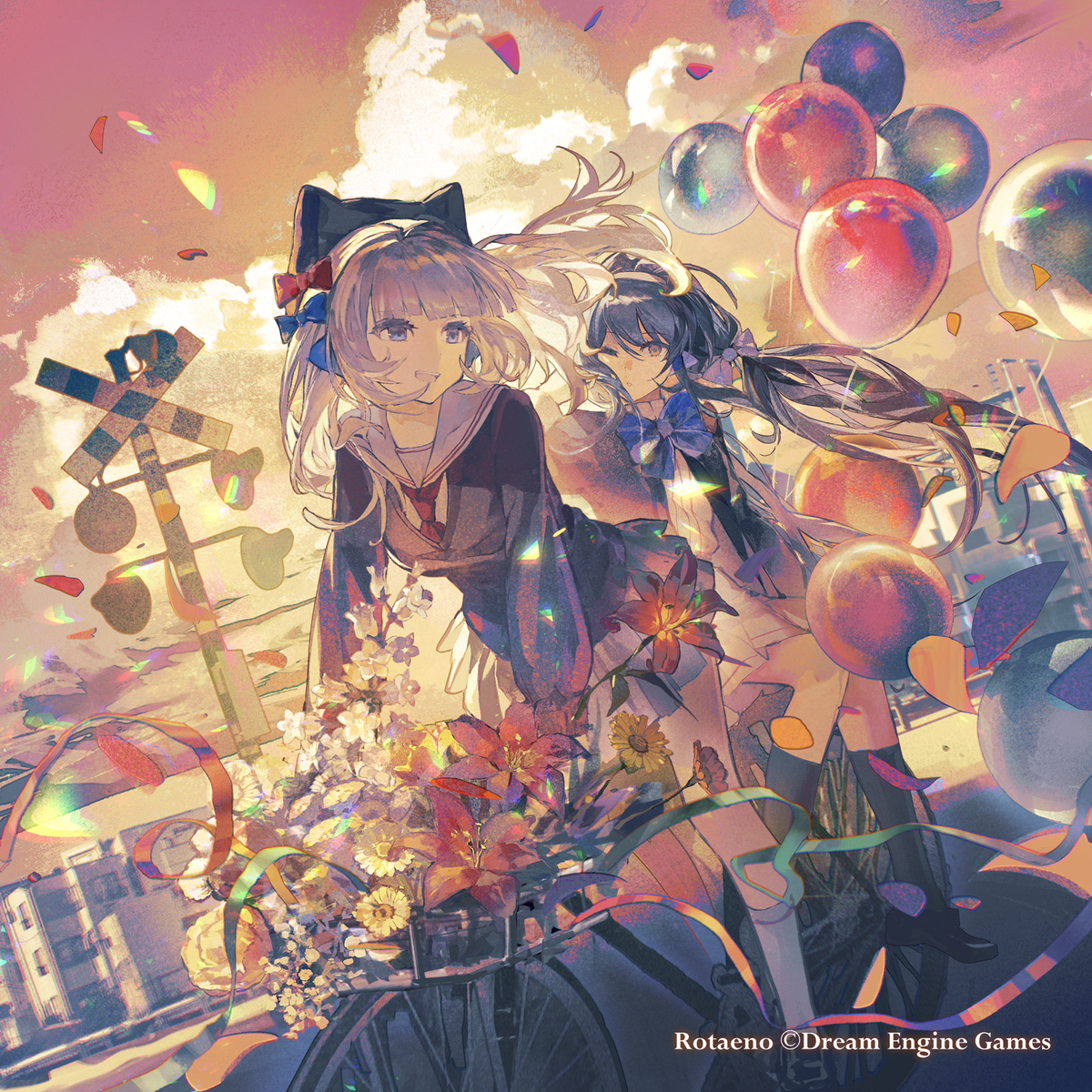 This is a pixiv picture whose title is way home.