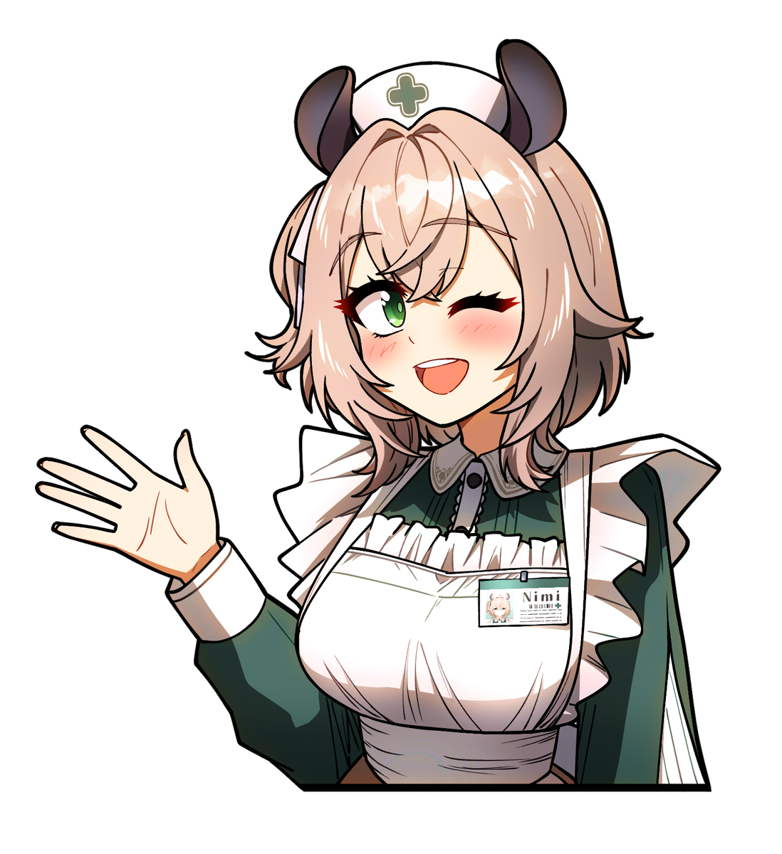 This is a pixiv picture whose title is Nimi.