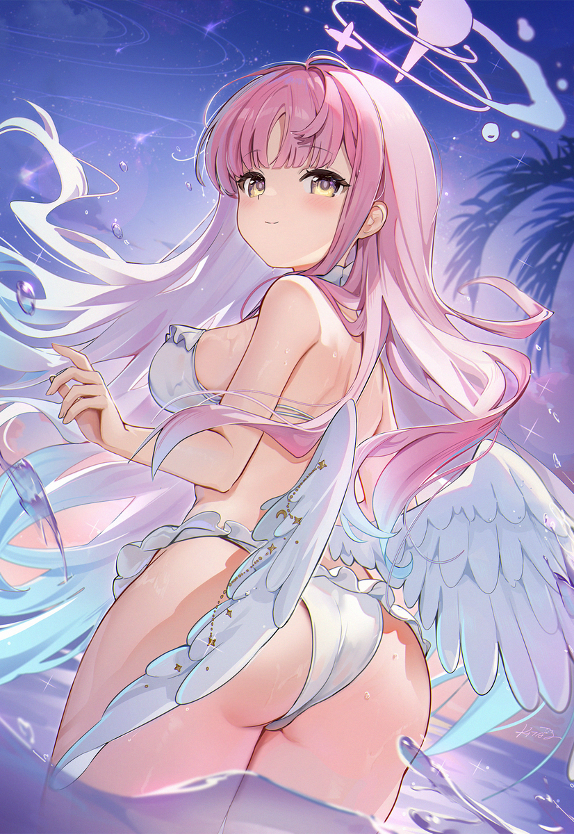 This is a pixiv picture whose title is 水着ミカ.
