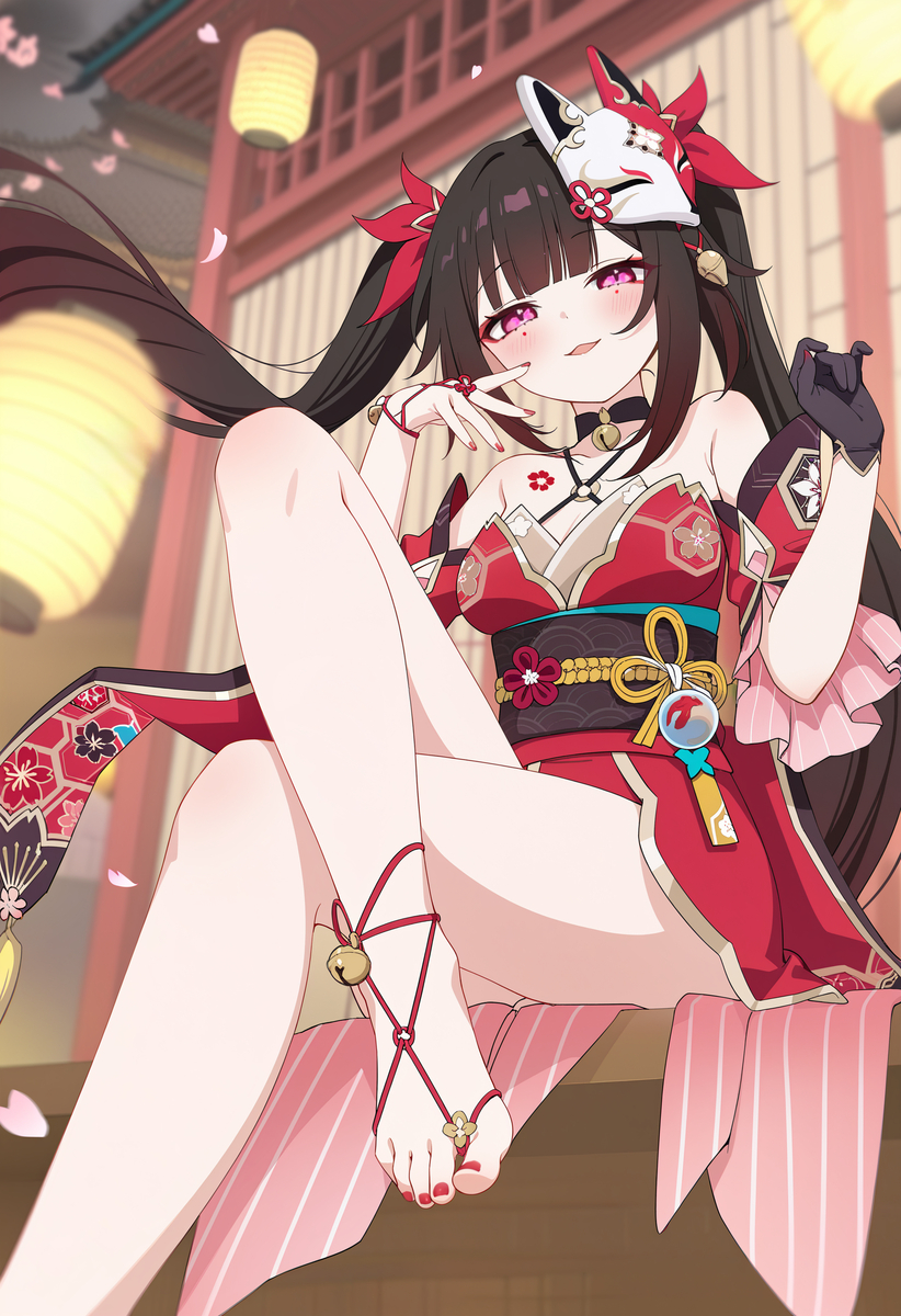 This is a pixiv picture whose title is 花火.