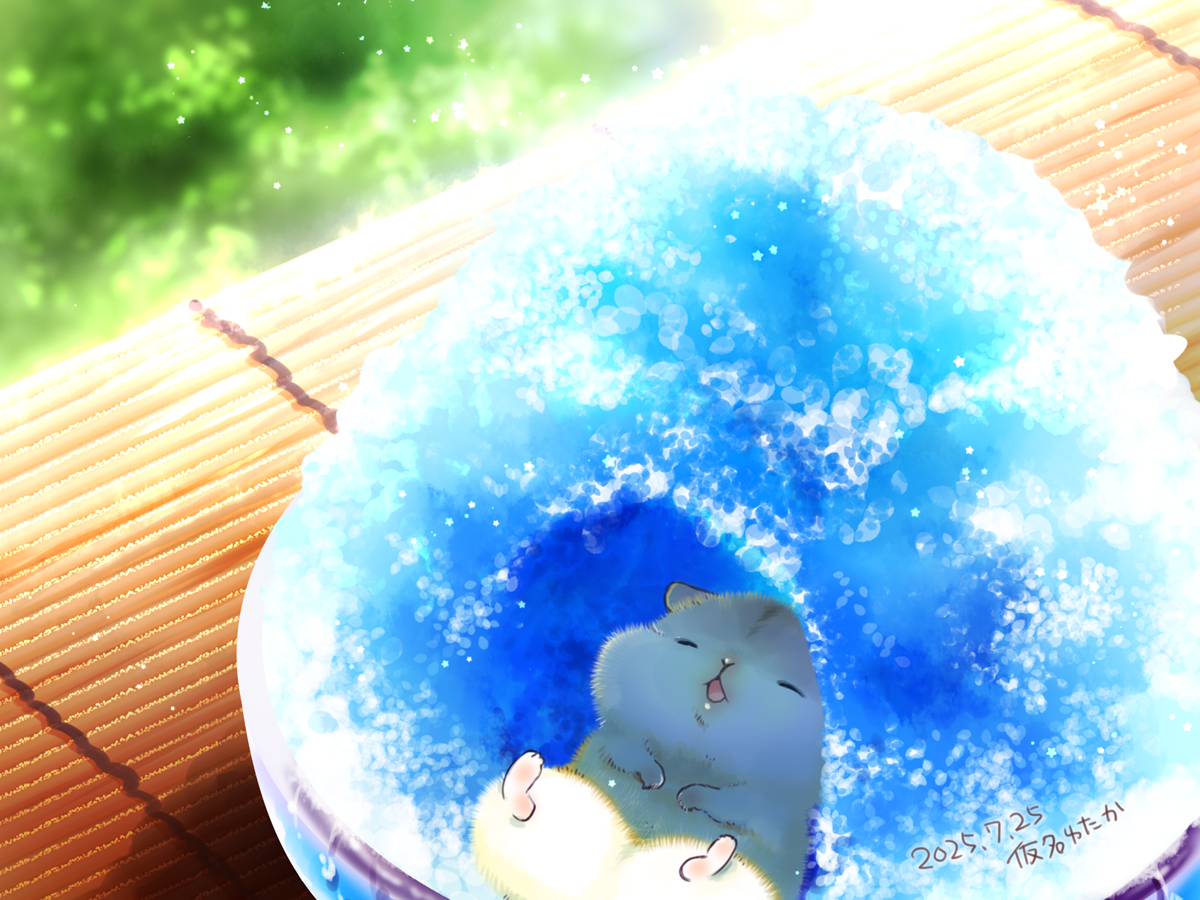 This is a pixiv picture whose title is かき氷の日。.