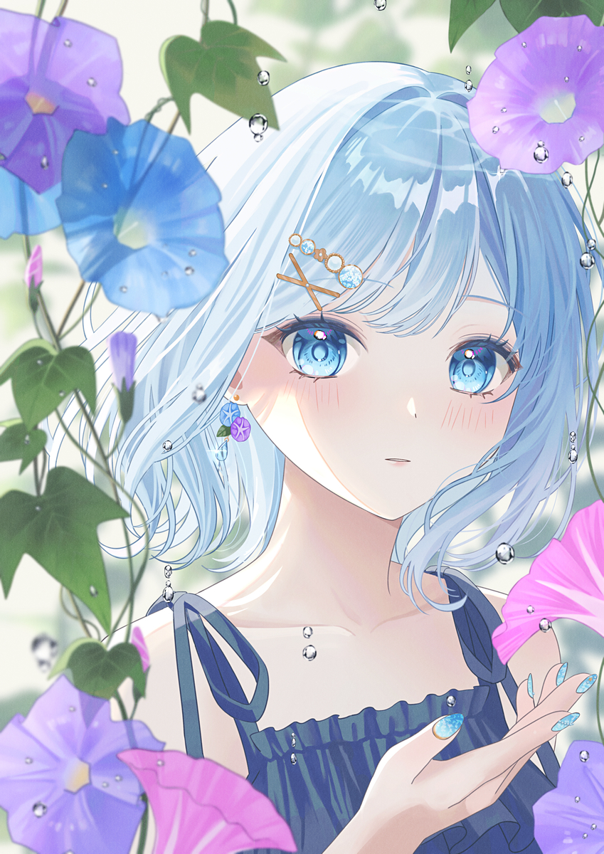 This is a pixiv picture whose title is 𝘔𝘦𝘭𝘵 𝘪𝘯 𝘵𝘩𝘦 𝘮𝘰𝘳𝘯𝘪𝘯𝘨.