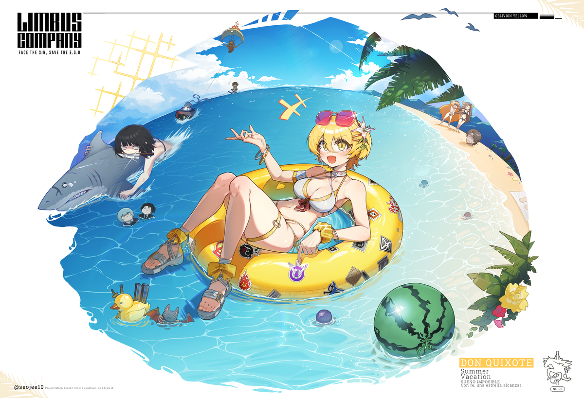 This is a pixiv picture whose title is ドンキホーテ ビキニ.