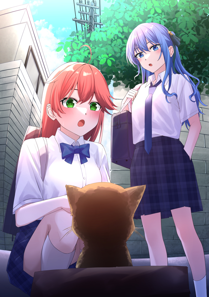 This is a pixiv picture whose title is ☀️🐱.