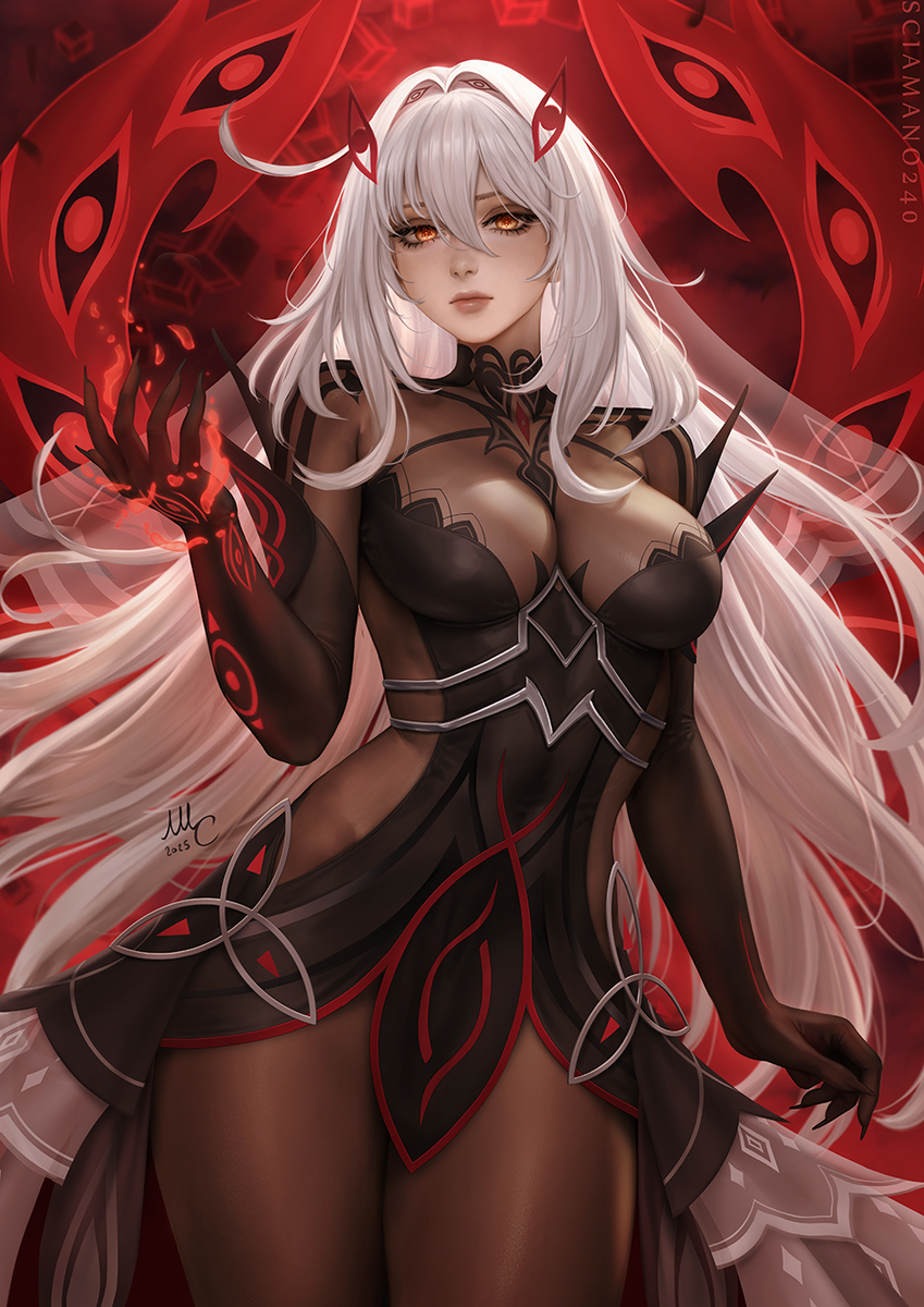 This is a pixiv picture whose title is Ronova - Genshin Impact.