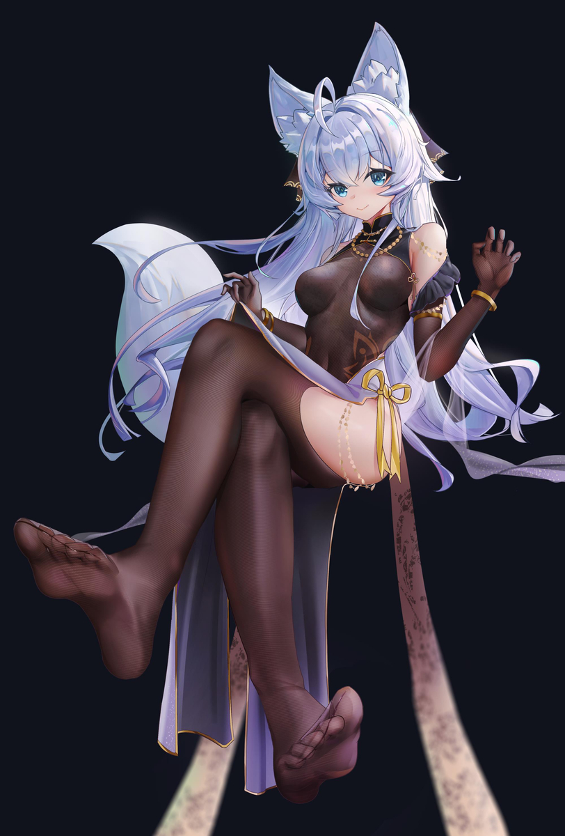 This is a pixiv picture whose title is OC.