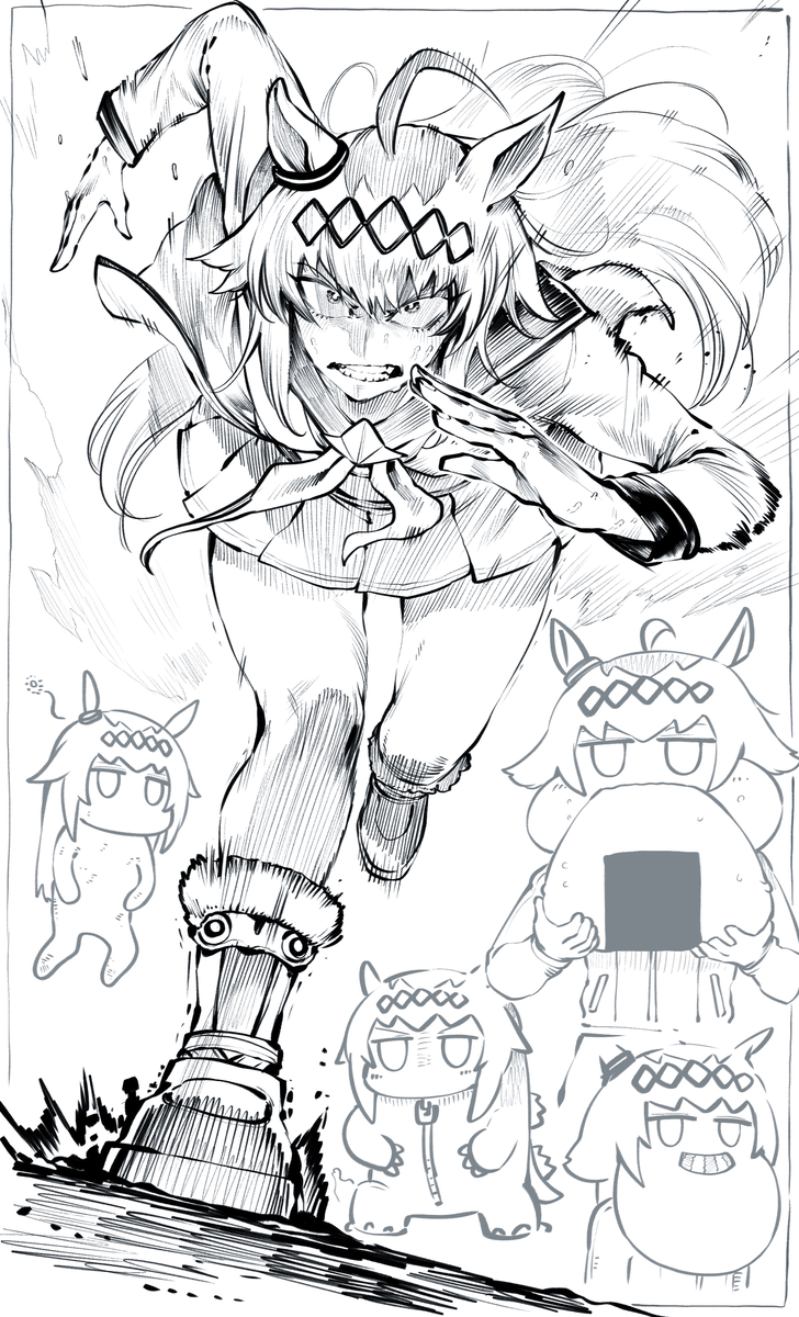 This is a pixiv picture whose title is オグリキャップ.