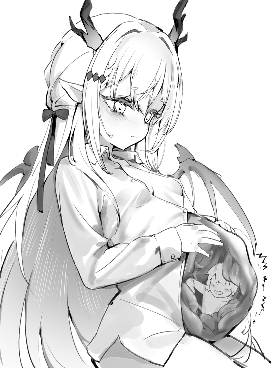 This is a pixiv picture whose title is 摸鱼饺龙.