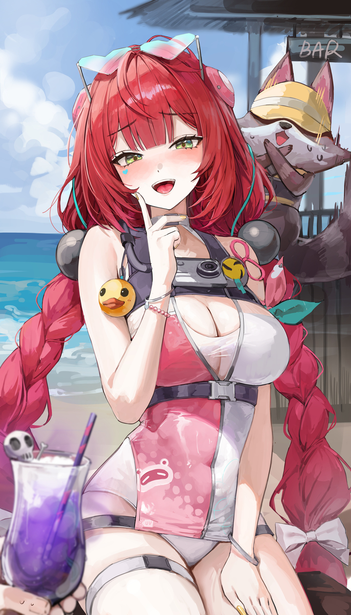 This is a pixiv picture whose title is Don't drink!.