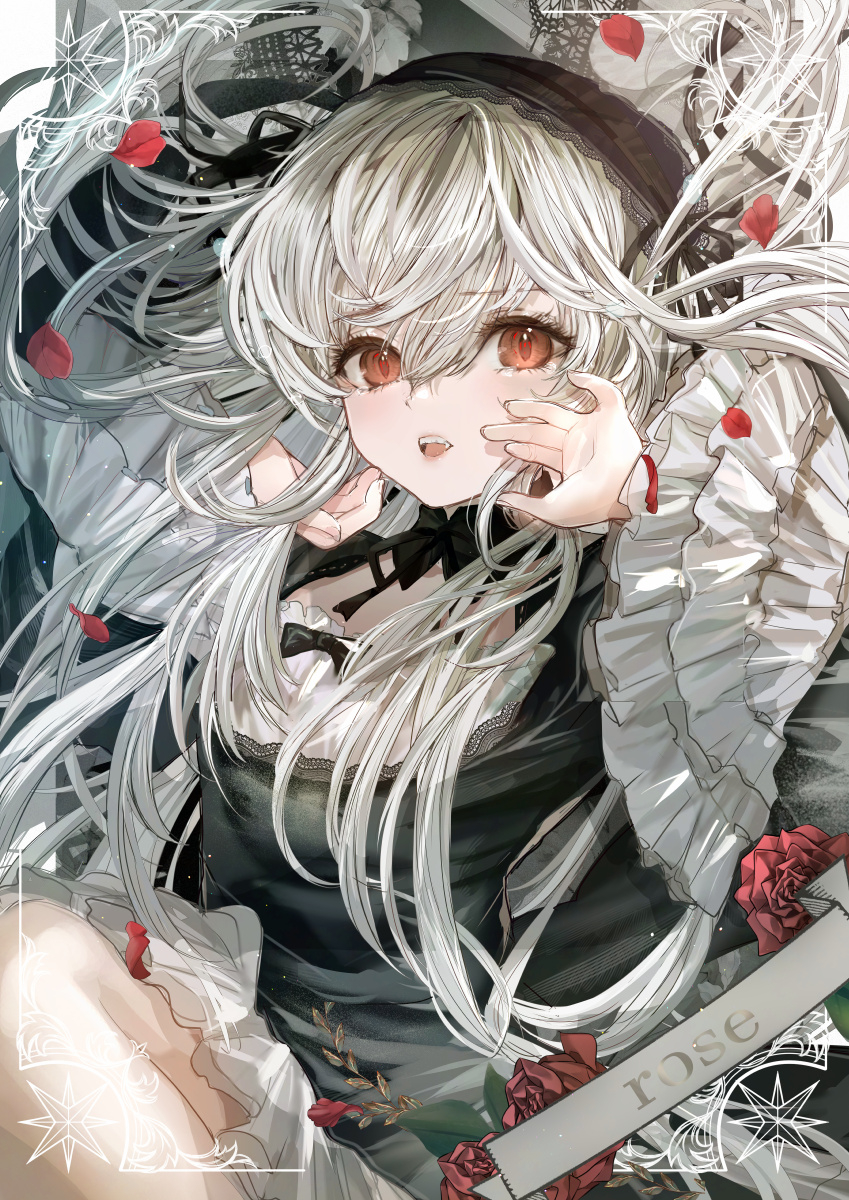 This is a pixiv picture whose title is 🌹水銀燈のなみだ.