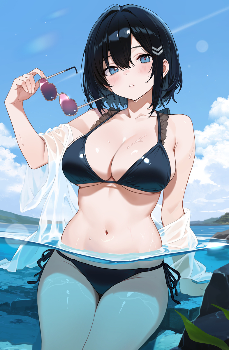This is a pixiv picture whose title is あつい….