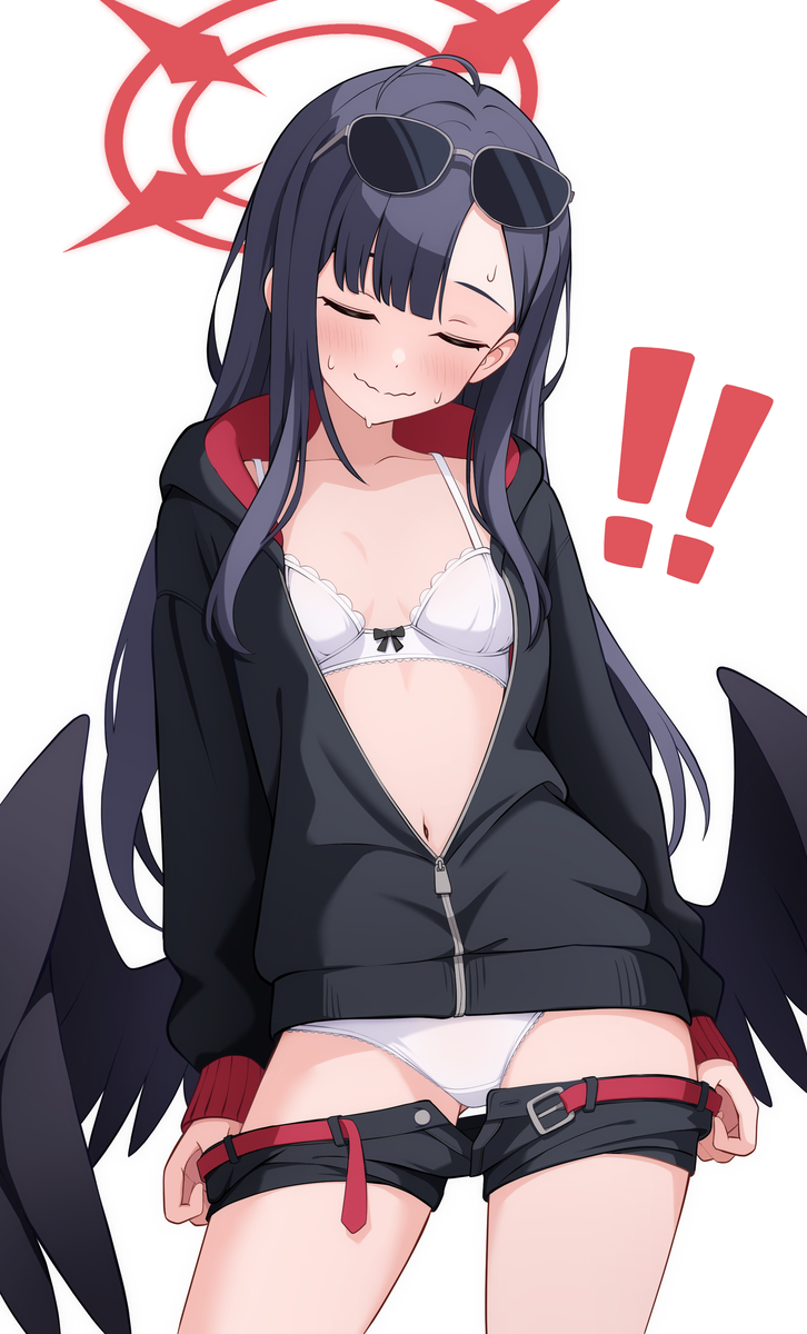This is a pixiv picture whose title is イチカ… それ水着じゃなくて下着なんじゃ…？.