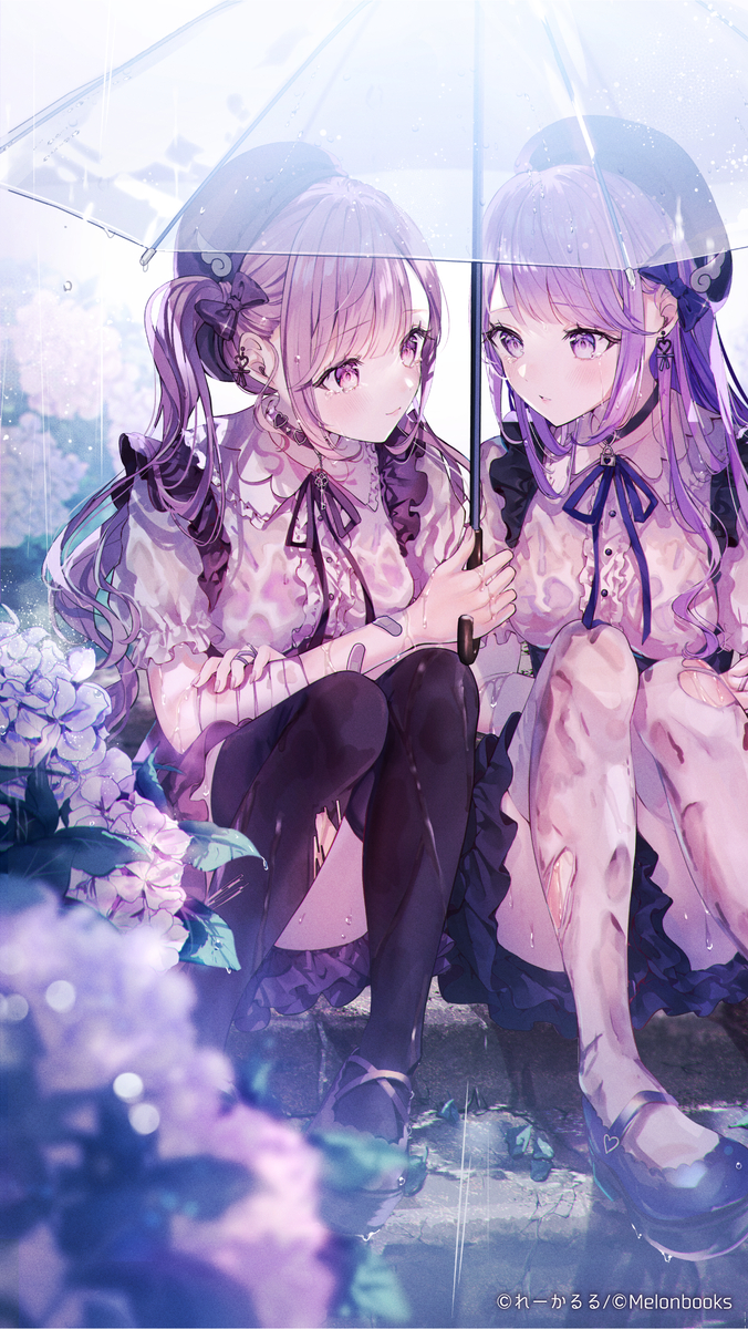 This is a pixiv picture whose title is 私たち、来世も双子になれるかな.