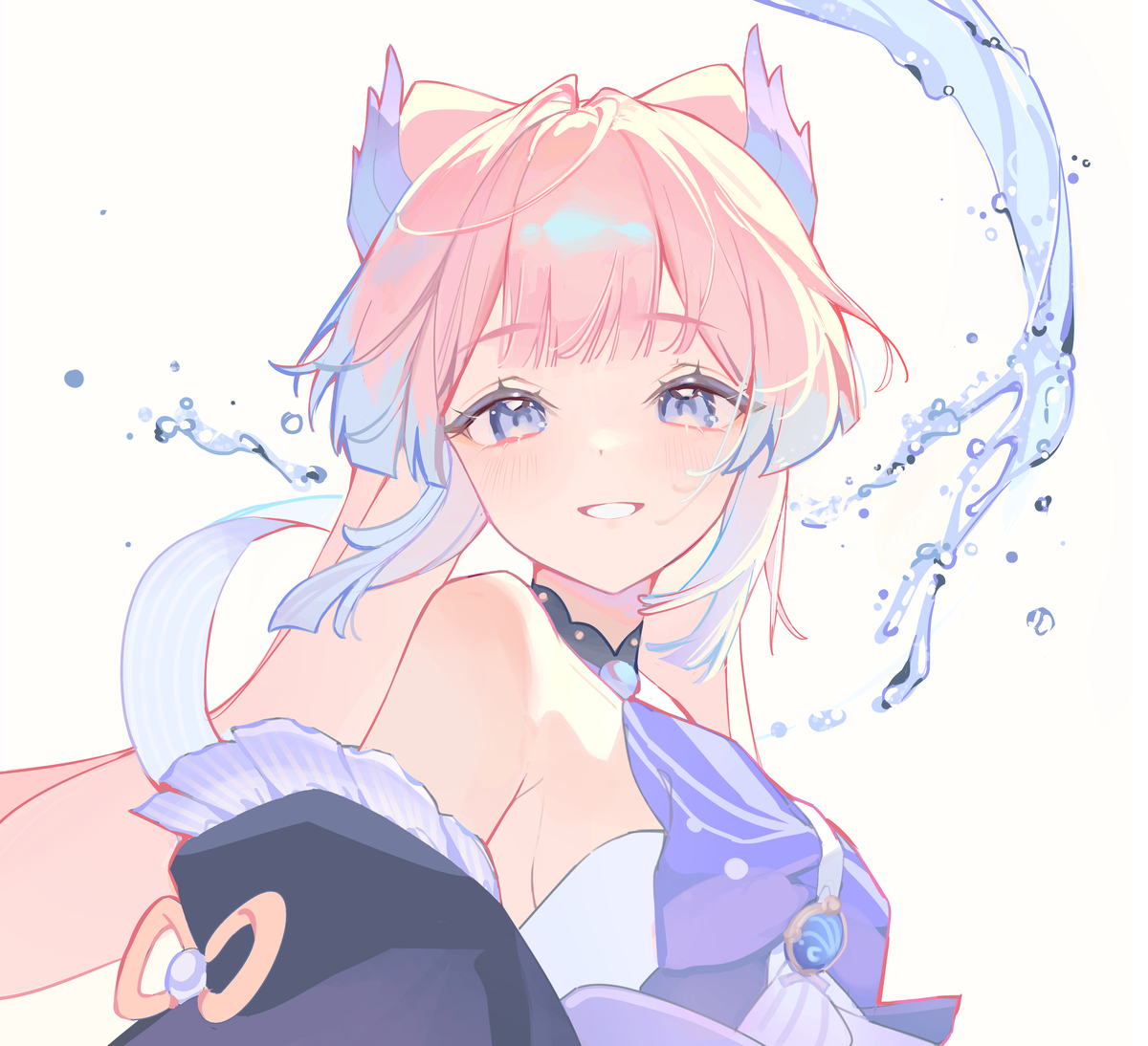 This is a pixiv picture whose title is Kokomi.