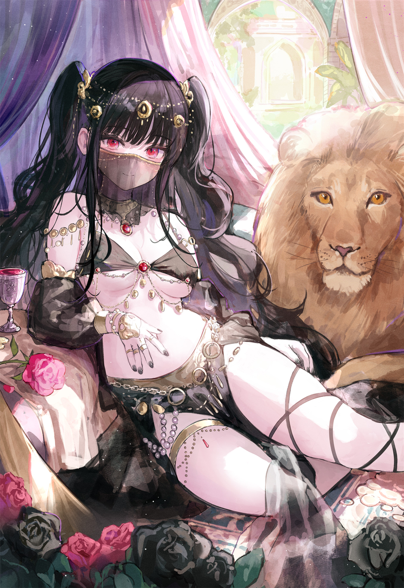 This is a pixiv picture whose title is 聖女.